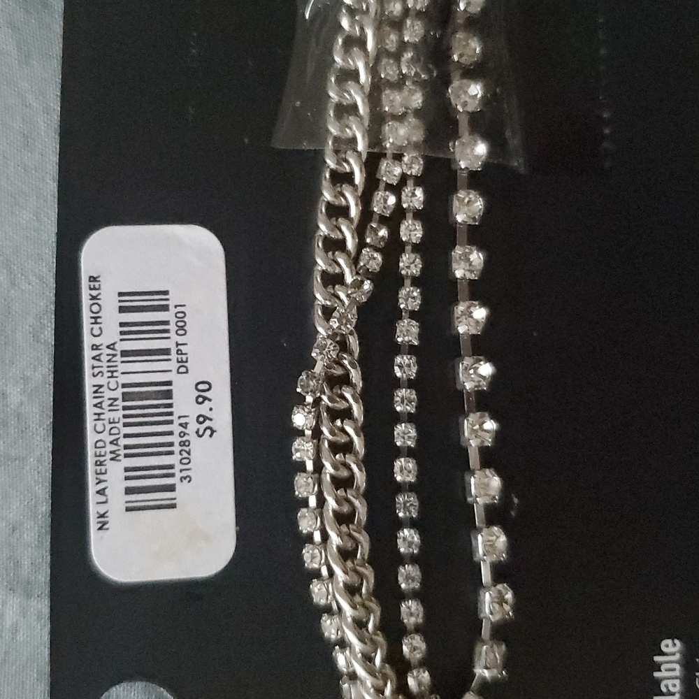 *As-is* *NWT* Hot Topic's Social Collision Star Chain Choker - Picture 14 of 16